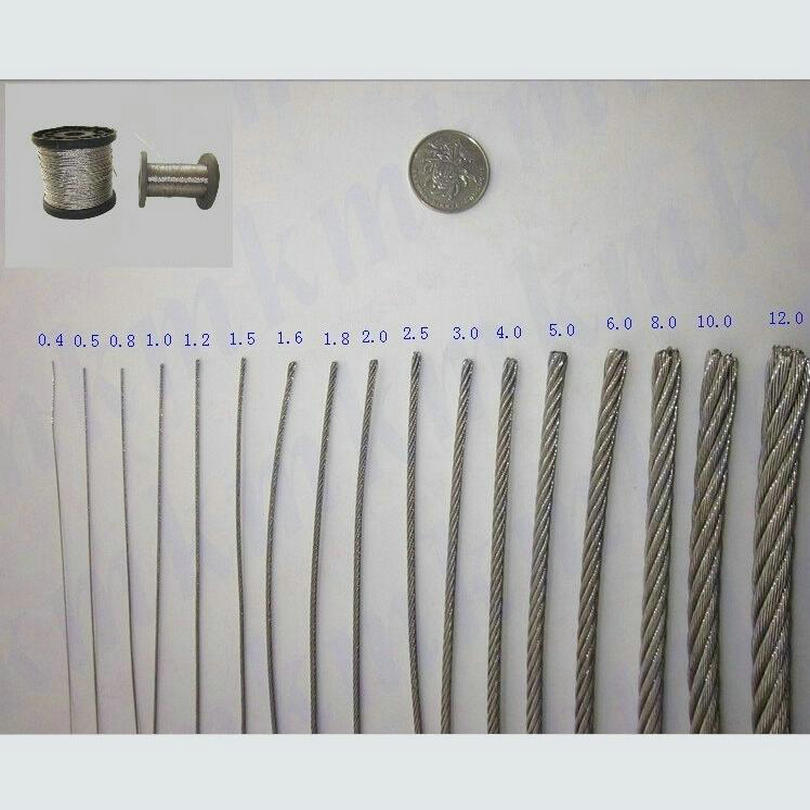 Stainless Wire Ss316 - Câble métallique en acier inoxydable de