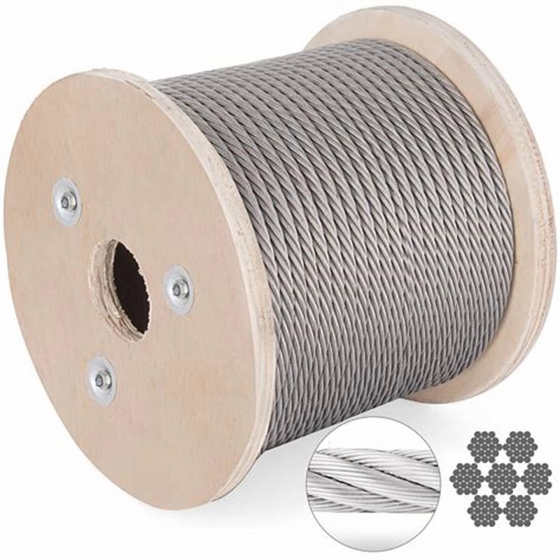 Stainless Wire Ss316 - Câble métallique 7X19 diamètre 3.18mm 3.2mm
