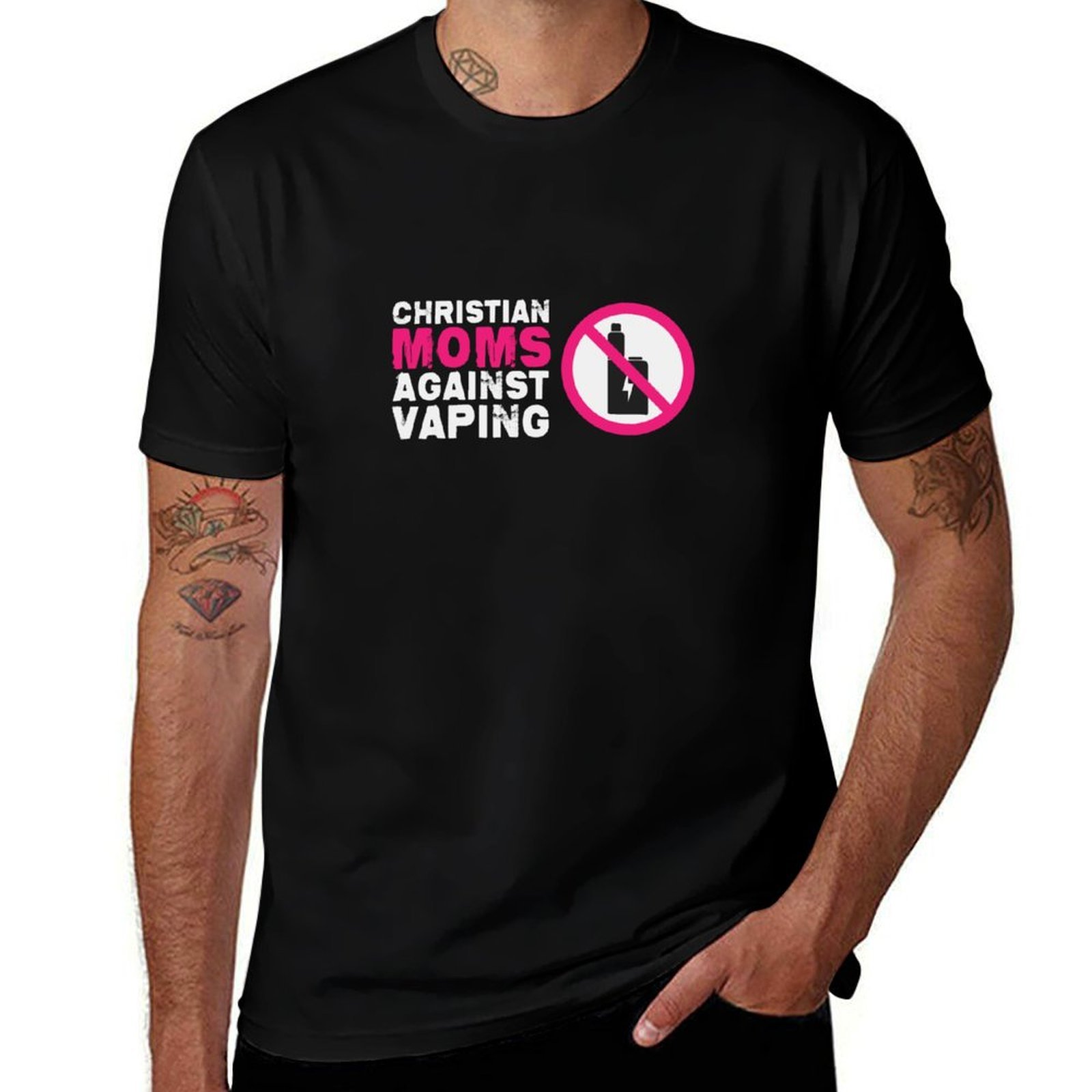 T-shirt Christian Moms Against - Quick Vape avis et prix